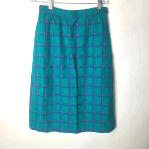 Vintage Pendleton Plaid Skirt - 6